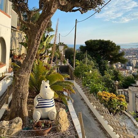 Superbe Appartement Grande Corniche Vue Sur Mer Nice A 4 Min Du Centre Ville Eksteriør billede