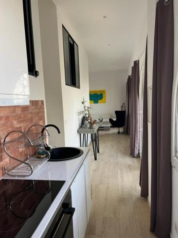 Superbe Appartement Grande Corniche Vue Sur Mer Nice A 4 Min Du Centre Ville Eksteriør billede